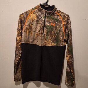 Under Armor Kids Camouflage Lite Front Zip Pullover  YXL